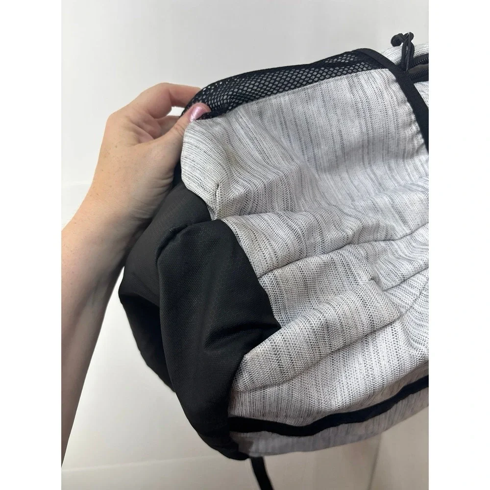 Adidas Prime 7 Backpack (17 inch) Light Gray & Black book bag